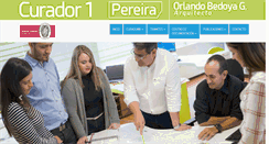 Desktop Screenshot of curaduria1pereira.com