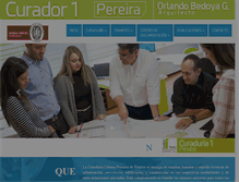 Tablet Screenshot of curaduria1pereira.com